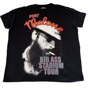 Post Malone T Shirt Dress‎ One Size Big Ass Stadium Tour Oversized NEW *hole